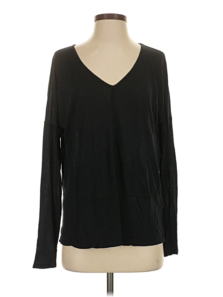 Pre-owned Beyond Yoga Long Sleeve T-shirt In Black