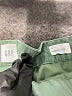 Gap Solid Green Khaki Shorts Size 12 - photo 3
