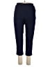 Woman Within Solid Blue Active Pants Size 14W Petite - photo 1