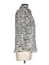 Alfred Dunner 100% Polyester Animal Print Silver 3/4 Sleeve Blouse Size 10 - photo 4