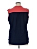 Perseption Concept Color Block Blue Sleeveless Blouse Size 1X - photo 2