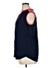 Perseption Concept Color Block Blue Sleeveless Blouse Size 1X - photo 5