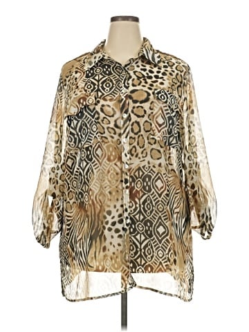 Ruby Rd. 3/4 Sleeve Blouse (view 1)