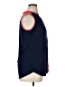 Perseption Concept Color Block Blue Sleeveless Blouse Size 1X - photo 4