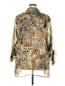 Ruby Rd. 100% Polyester Animal Print Gold 3/4 Sleeve Blouse Size 20 - photo 2