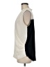 Drew 100% Silk Ivory Sleeveless Silk Top Size M - photo 5