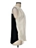 Drew 100% Silk Ivory Sleeveless Silk Top Size M - photo 4