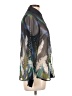 Liz Baker Print Silver Long Sleeve Blouse Size L (estimated) - photo 4