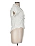 Sim & Sam 100% Rayon Ivory Short Sleeve Blouse Size M - photo 4