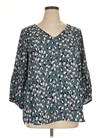 Collective Concepts 3/4 Sleeve Blouse (view 1)