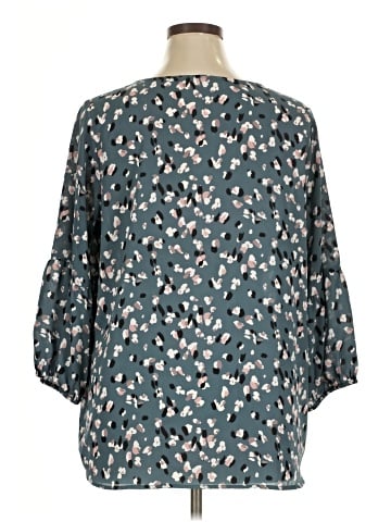 Collective Concepts 3/4 Sleeve Blouse (view 2)