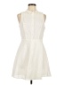 BCBGeneration 100% Cotton Ivory Casual Dress Size 8 - photo 1