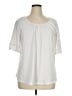 Cure 100% Cotton White Short Sleeve Blouse Size XL - photo 1