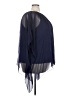 DressBarn 100% Polyester Blue 3/4 Sleeve Blouse Size 24 - photo 4