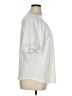 Cure 100% Cotton White Short Sleeve Blouse Size XL - photo 4