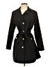 Dennis by Dennis Basso 100% Polyester Black Trenchcoat Size XXS - photo 1