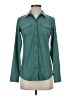 Eddie Bauer Teal Long Sleeve Button-Down Shirt Size XS - photo 1