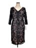 PAPELL Studio Black Cocktail Dress Size 14W - photo 1