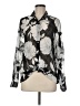 Bailey 44 100% Polyester Floral Gray Long Sleeve Blouse Size M - photo 1