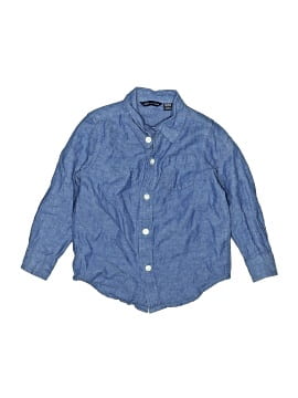 Janie And Jack Long Sleeve Button Down Shirt