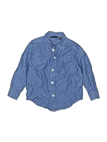 Janie and Jack Long Sleeve Button-Down Shirt (view 1)