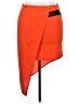 Missguided 100% Polyester Color Block Orange Casual Skirt Size 16 - photo 1