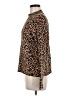 Renuar Animal Print Brown Turtleneck Sweater Size M - photo 5