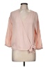 Chaus 100% Polyester Pink 3/4 Sleeve Blouse Size M - photo 1