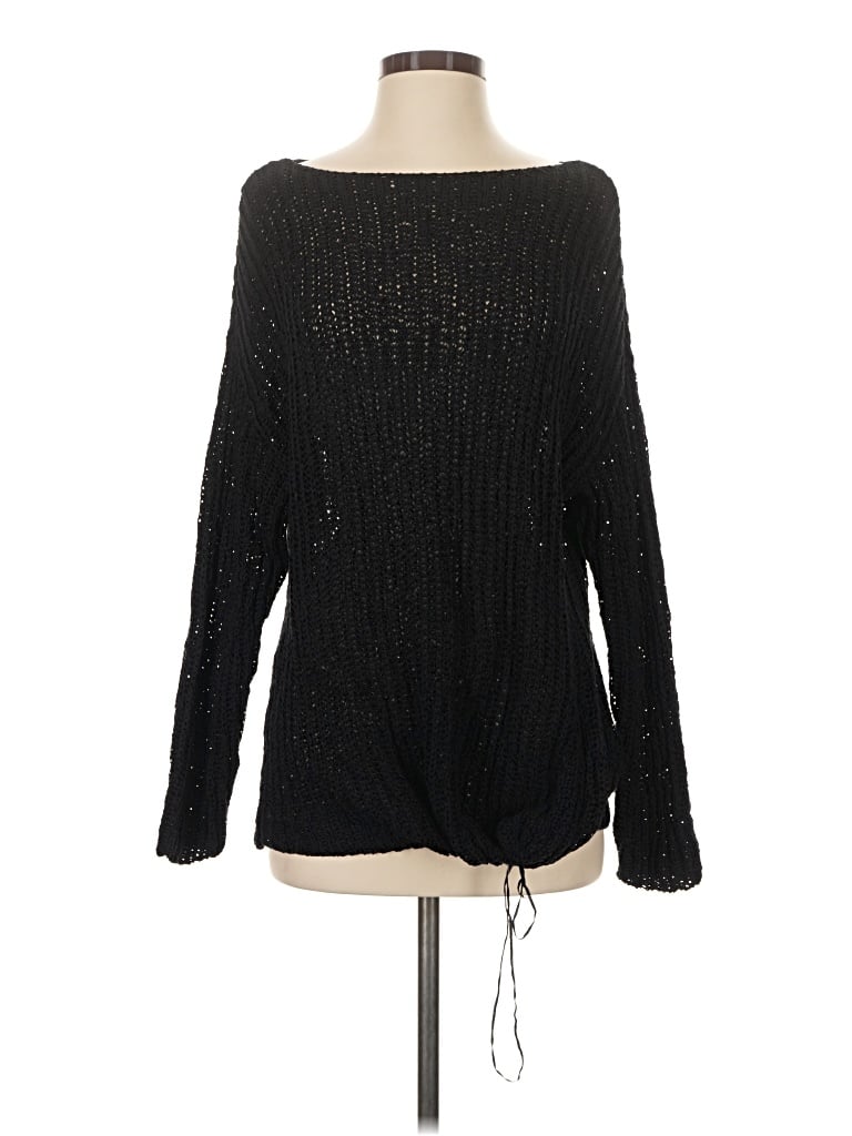 Pre-owned Zara Pullover Sweater In Black