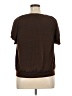 Elementz Brown Short Sleeve Top Size XL - photo 2