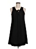 Abbeline 100% Polyester Solid Black Casual Dress Size M - photo 1