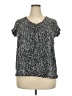 Ellos 100% Cotton Silver Short Sleeve Top Size 18 - photo 1