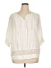 Solitaire Ivory 3/4 Sleeve Blouse Size 1X - photo 1