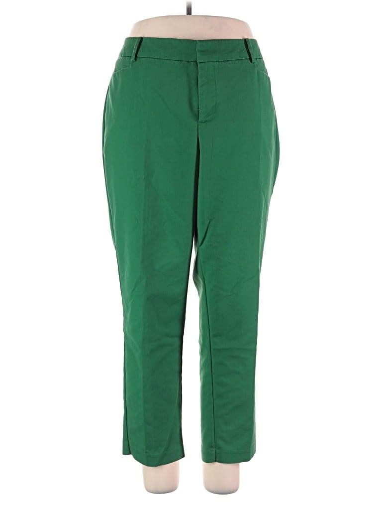 Pre-owned Eloquii Casual Pants In Green