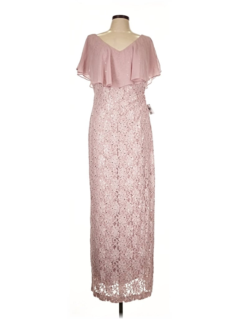Connected Apparel Cocktail Dress In Pink