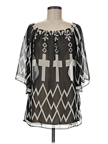 Rouge 3/4 Sleeve Blouse (view 1)