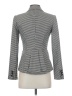 White House Black Market Houndstooth Gray Blazer Size 00 - photo 2