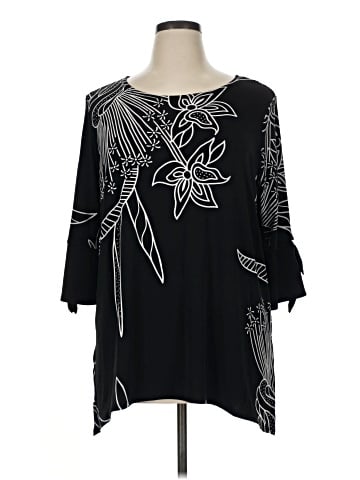 Clara Sun Woo 3/4 Sleeve Blouse (view 1)