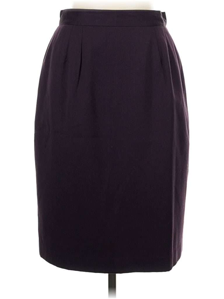 Pre-owned Karen Scott Formal Skirt In Purple