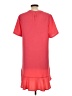 Mud Pie Solid Red Casual Dress Size L - photo 2