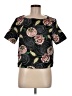 Suno Black Short Sleeve Blouse Size 6 - photo 1