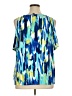 Ellen Tracy Blue Sleeveless Blouse Size 1X - photo 2