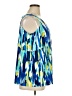 Ellen Tracy Blue Sleeveless Blouse Size 1X - photo 4