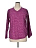 St. John's Bay 100% Polyester Purple Pullover Sweater Size XL - photo 1