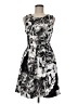 Apt. 9 Graphic Gray Cocktail Dress Size M - photo 1