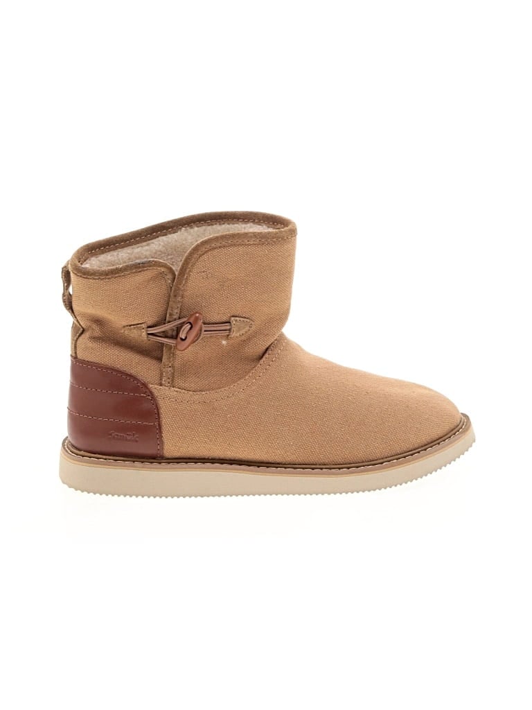 Pre-owned Sanuk Ankle Boots In Tan