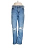 a.n.a. A New Approach Hearts Blue Jeans Size 12 - photo 1