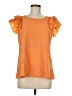 Vitamin A Orange Short Sleeve Blouse Size M - photo 1