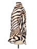 Vitamin A Animal Print Ivory Long Sleeve Blouse Size XS - photo 5