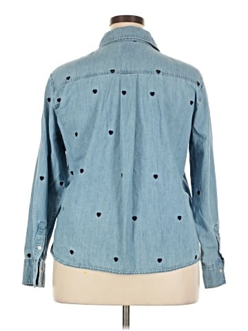 Free Assembly Long Sleeve Button-Down Shirt (view 2)